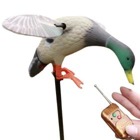 Electric Duck Decoy Spinning Wing Motion Duck Decoy Battery Powered Decoy Smoother Quieter Remote Controller Mallard Ducks For