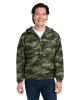 Adult Packable Anorak 1/4 Zip Jacket - BLACK - S